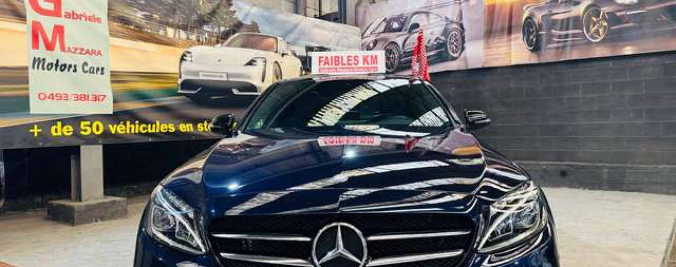 Mercedes-Benz C 200 C 200D Pack AMG Automatique LED Toit Pano GPS Cuir 18