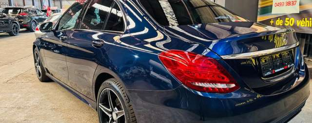 Mercedes-Benz C 200 C 200D Pack AMG Automatique LED Toit Pano GPS Cuir 18