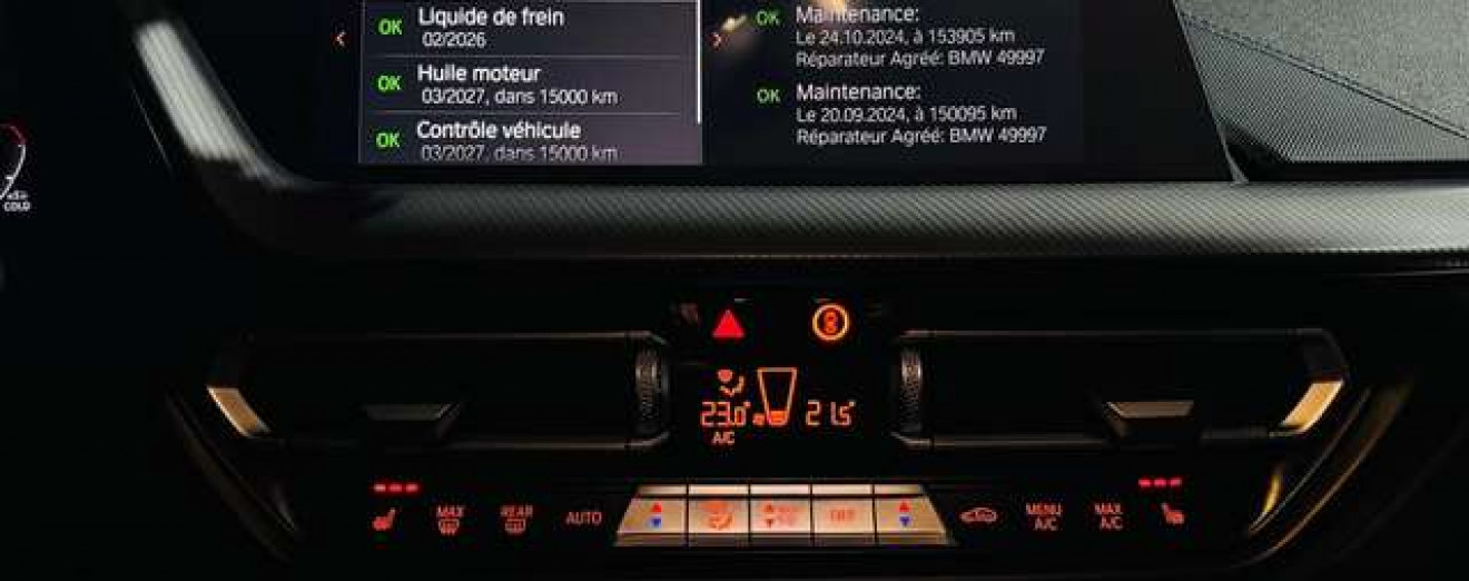 BMW 218 Gran Coupé- MTech-Cockpit-Camera-Gros sieges