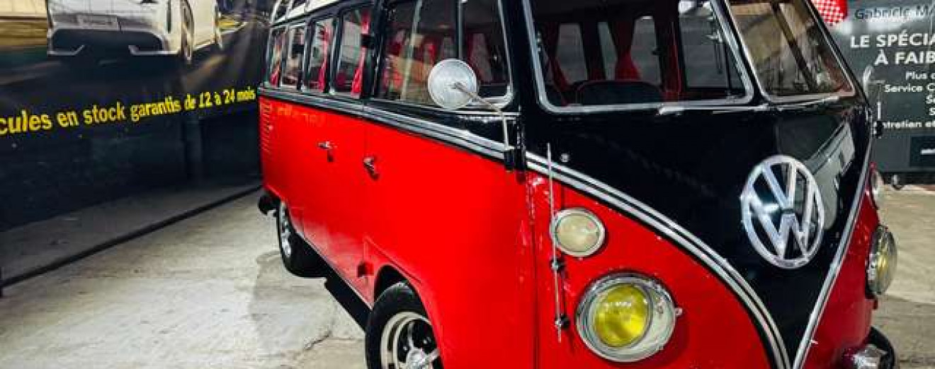 Volkswagen T1 T1 SPLIT minibus 9 Places 1.500cc restauré à neuf