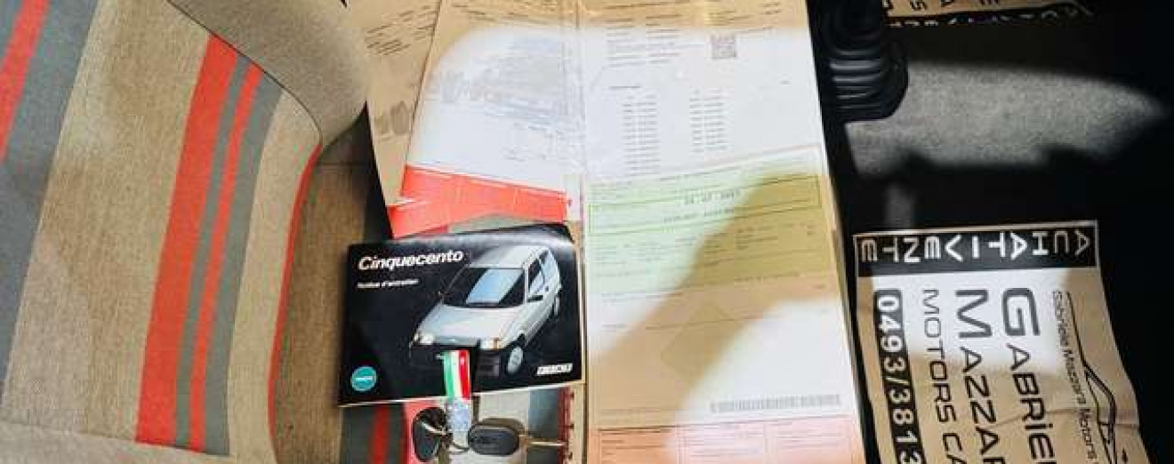 Fiat Cinquecento 0.9i SX - Radio - Ancêtre - GARANTIE