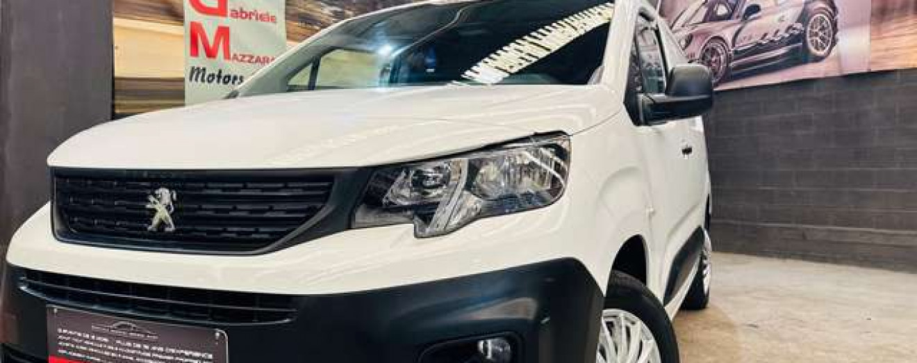 Peugeot Partner 1.5 BlueHDi 3 Places GPS CarPlay PDC TVA 21% Incl