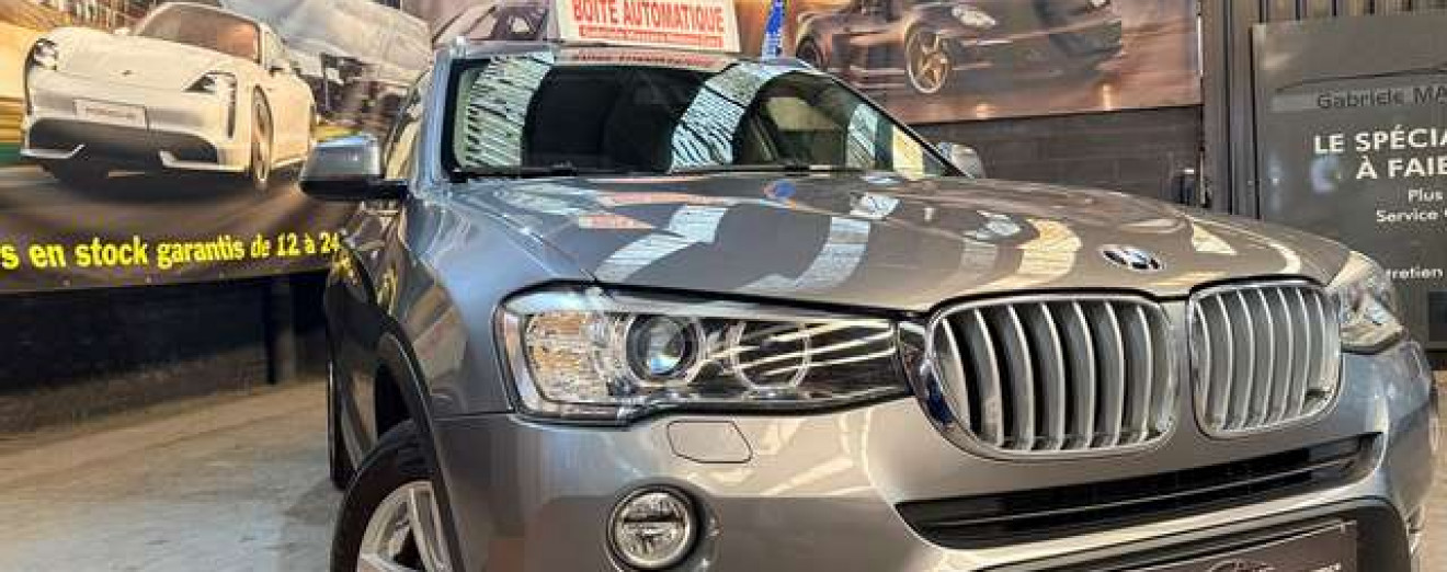 BMW X3 X3 2.0 dA xDrive20 Pack Sport Cuir GPS Xénon Att remorque LED J.A