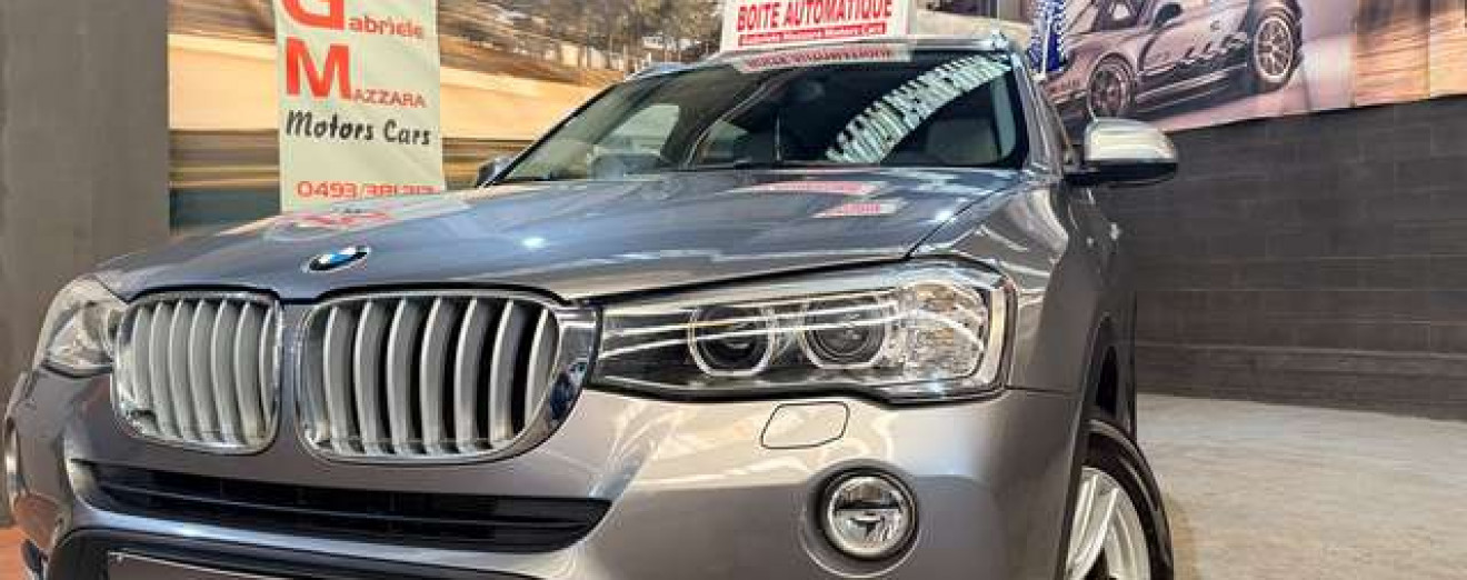 BMW X3 X3 2.0 dA xDrive20 Pack Sport Cuir GPS Xénon Att remorque LED J.A