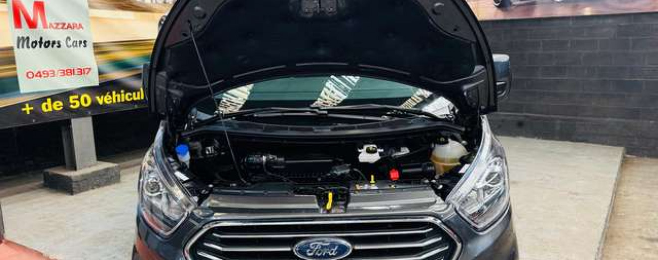 Ford Transit Custom 2.0 TDCi L2H1 Automatique Double portes CarPlay Caméra Attache remorque TVA/BTW 21% Incl