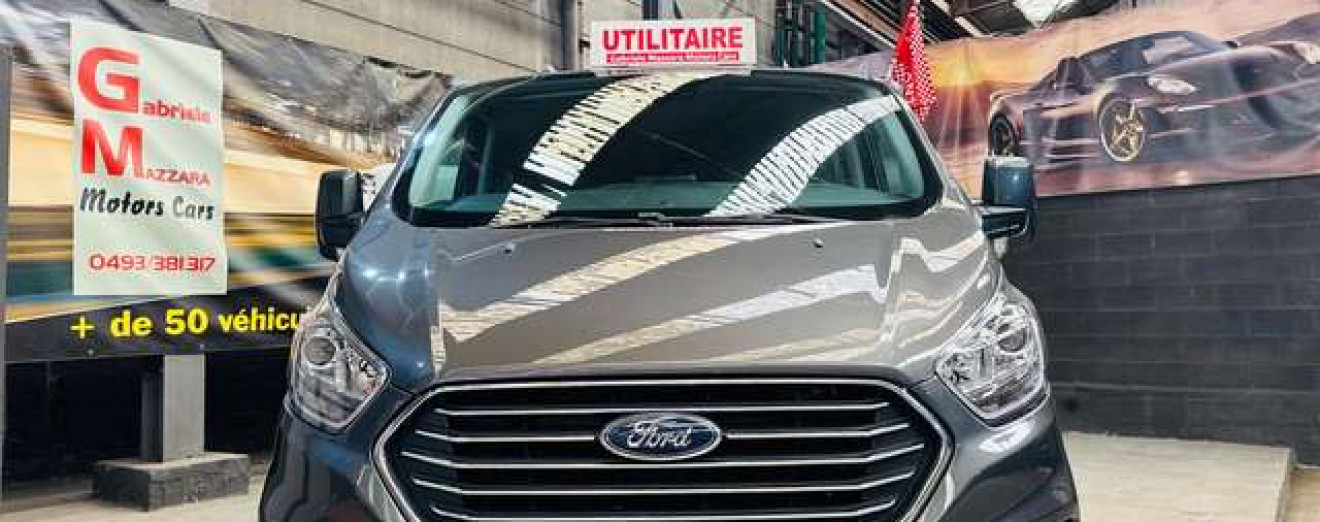 Ford Transit Custom 2.0 TDCi L2H1 Automatique Double portes CarPlay Caméra Attache remorque TVA/BTW 21% Incl