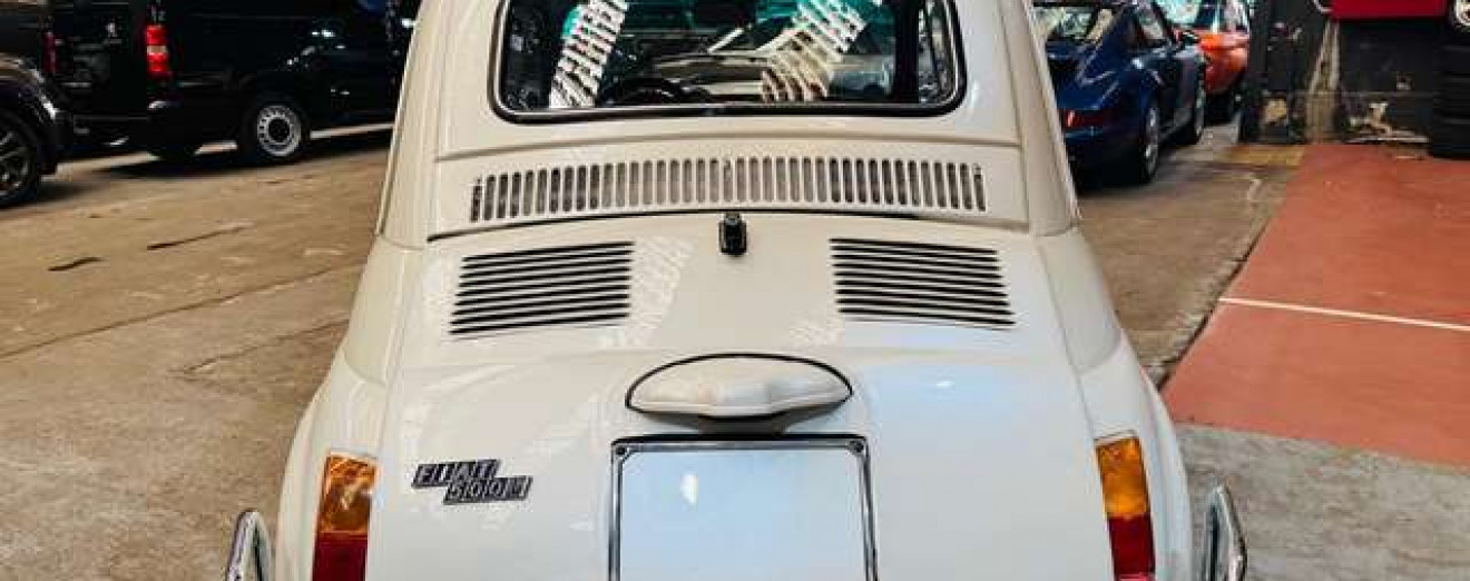 Fiat 500 499cc 110F Restaurée + Remorque Fiat 500