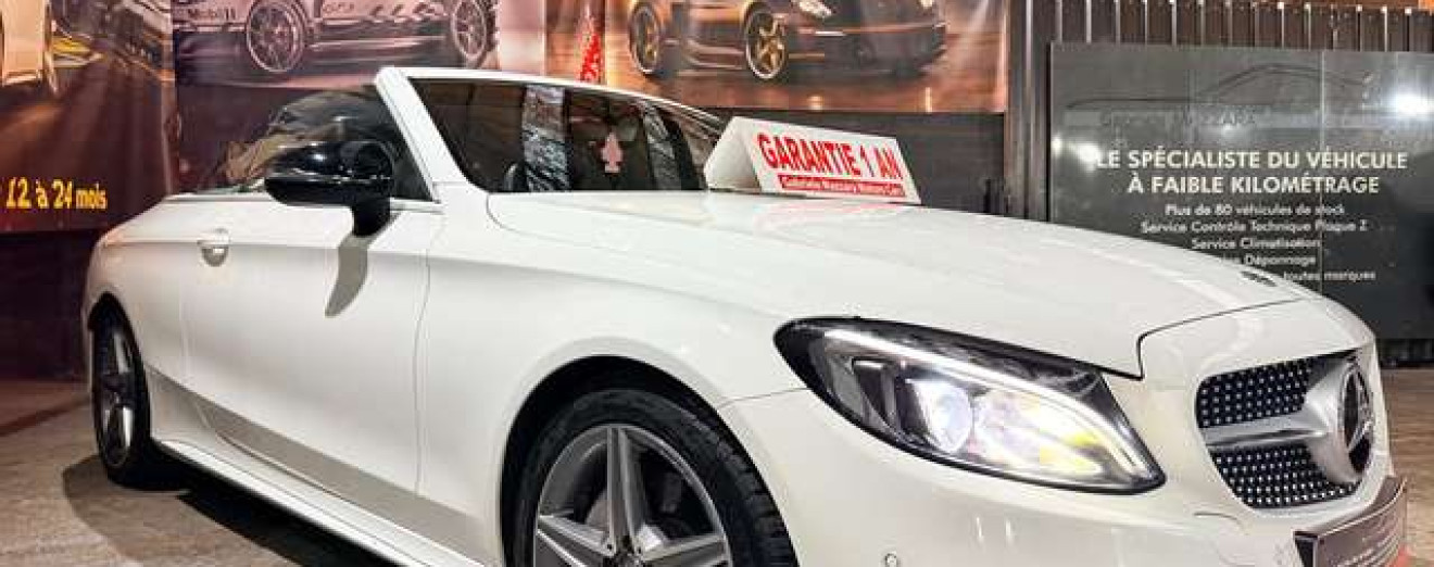 Mercedes-Benz C 220 Cabriolet C 220d Gtronic AMG Cuir GPS LED High performance