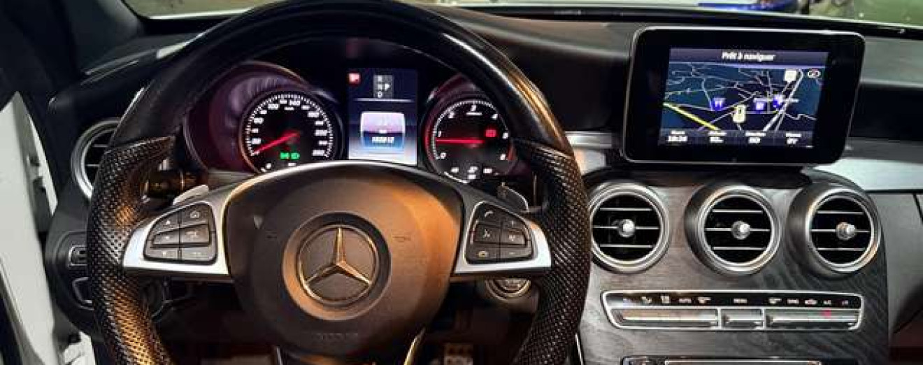 Mercedes-Benz C 220 Cabriolet C 220d Gtronic AMG Cuir GPS LED High performance
