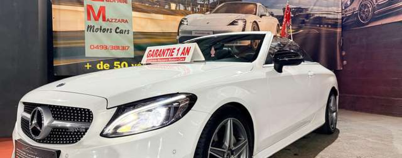 Mercedes-Benz C 220 Cabriolet C 220d Gtronic AMG Cuir GPS LED High performance